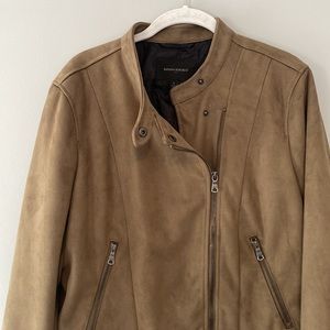 Suede Banana Republic Moto Jacket size Large